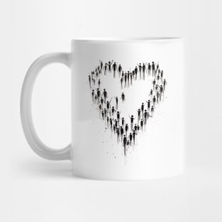 People Love Heart Mug